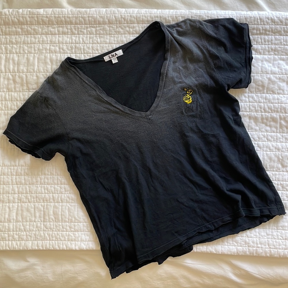 LNA rose ombré tshirt